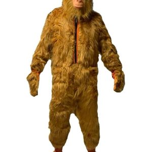 Best quality brown Gorilla mascot Full Costume Mascot For Prank or Birthday Elders Halloween Costume with gloves
